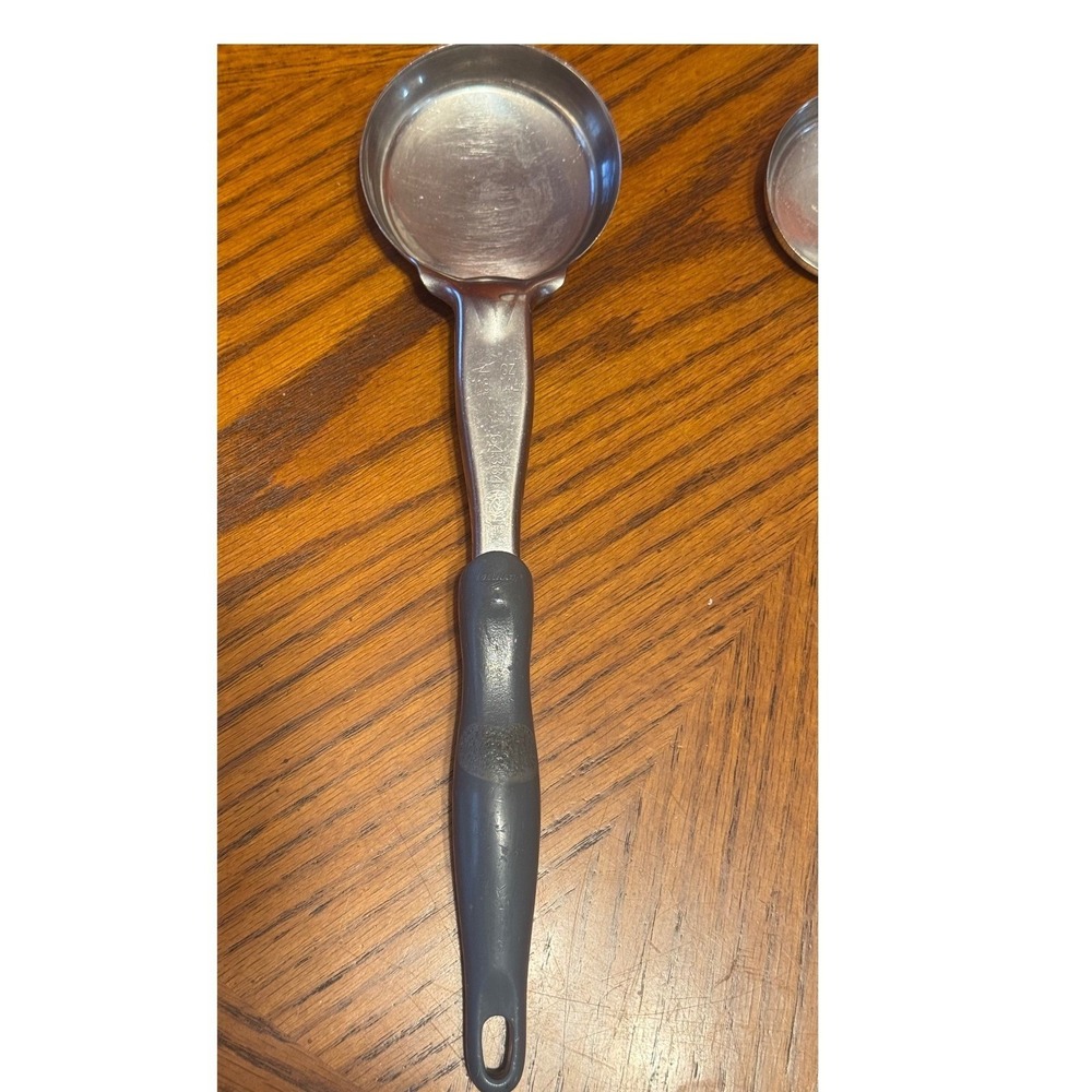 VOLLRATH 64336 4 OZ 118ML STAINLESS STEEL SPOODLE LADLE GRAY RESTAURANT SCOOP